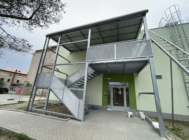 Venkovní schodiště podle 3D modelu